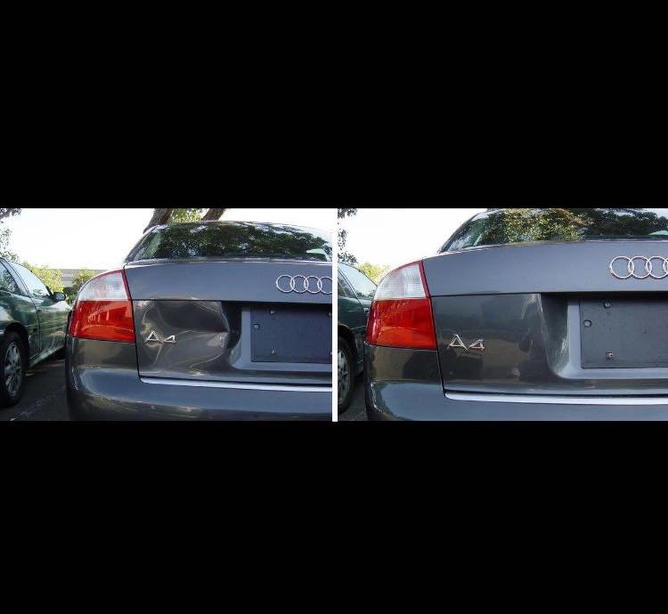 Boyasız Bagaj Kapağı Göçük Düzeltme Öncesi Sonrası